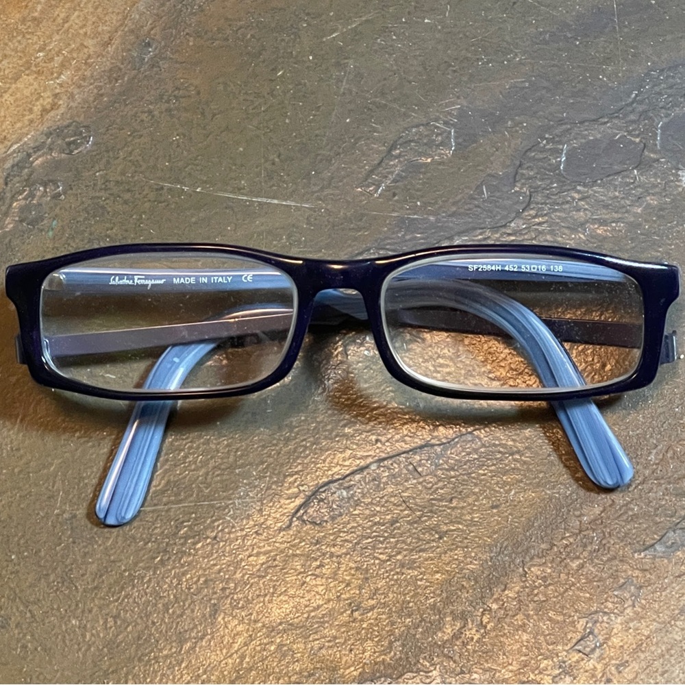 Salvatore Ferragamo Eyeglasses Reading Glasses Designer Frame